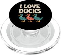 I Love Ducks - Umorismo per osservare gli uccelli PopSockets PopGrip per MagSafe