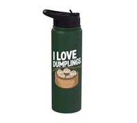 I Love Dumplings Bacchette Delight Stainless Steel Insulated Water Bottle
