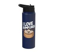 I Love Dumplings Bacchette Delight Stainless Steel Insulated Water Bottle