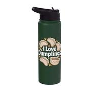 I Love Dumplings Espressione appassionata Stainless Steel Insulated Water Bottle
