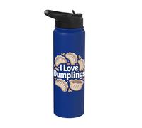 I Love Dumplings Espressione appassionata Stainless Steel Insulated Water Bottle