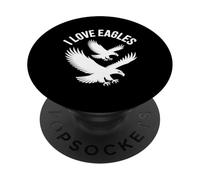 I Love Eagles Volare Freedom Birds PopSockets PopGrip Adesivo