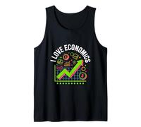 I Love Economics Appassionato dei grafici dei mercati finanziari Canotta