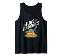 I Love Economics - Appassionato di crescita del denaro Canotta