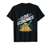I Love Economics - Appassionato di crescita del denaro Maglietta
