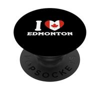 I Love Edmonton Canada cuore Bandiera PopSockets PopGrip Adesivo