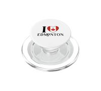 I Love Edmonton Canada cuore Bandiera PopSockets PopGrip per MagSafe