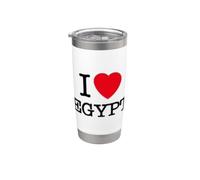 I Love Egypt Graphic Tees - Novelty T-Shirts & Cool Designs Bicchiere termico in acciaio inox doppia parete