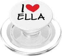 I Love Ella Nome Personalizzato Ragazza Donna BFF Amico Cuore PopSockets PopGrip per MagSafe