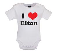 I Love Elton - Bambino T-Shirt / Body - Concerto Musica Love John Rocket Uomo