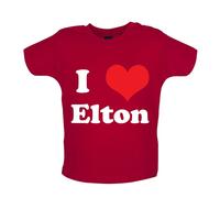 I Love Elton - Bambino T-Shirt / Body - Concerto Musica Love John Rocket Uomo