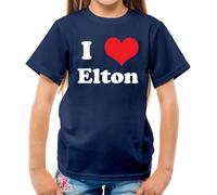 I Love Elton - T-Shirt - Concerto Musica Love John Rocket di Man