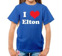 I Love Elton - T-Shirt - Concerto Musica Love John Rocket di Man