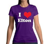 I Love Elton - T-Shirt - Concerto Musica Love John Rocket Man