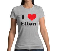 I Love Elton - T-Shirt - Concerto Musica Love John Rocket Man