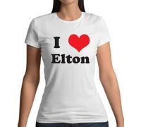 I Love Elton - T-Shirt - Concerto Musica Love John Rocket Man