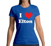 I Love Elton - T-Shirt - Concerto Musica Love John Rocket Man