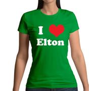 I Love Elton - T-Shirt - Concerto Musica Love John Rocket Man