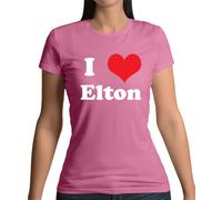 I Love Elton - T-Shirt - Concerto Musica Love John Rocket Man