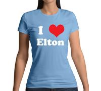 I Love Elton - T-Shirt - Concerto Musica Love John Rocket Man