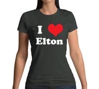 I Love Elton - T-Shirt - Concerto Musica Love John Rocket Man