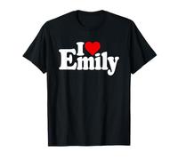 I Love Emily I Heart Emily Nome su Un Tee Maglietta