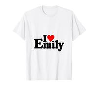 I Love Emily I Heart Emily Nome su Un Tee Maglietta