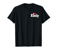 I Love Emily I Heart Emily Nome su Un Tee Maglietta