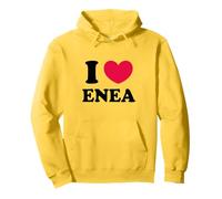 I Love Enea Felpa con Cappuccio