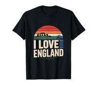 I Love England Paesaggio panoramico Esperienza di Viaggio Maglietta