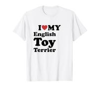 I Love English Toy Terrier Maglietta