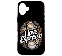 I Love Espresso Chicchi di Caffè Aroma Art Custodia per iPhone 16 Plus