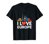 I Love Europe Adventure Landmarks Tour Maglietta