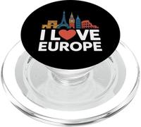 I Love Europe Adventure Landmarks Tour PopSockets PopGrip per MagSafe