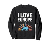 I Love Europe Design iconici Felpa