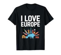 I Love Europe Design iconici Maglietta