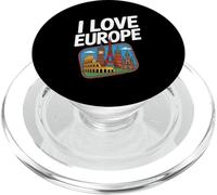 I Love Europe Landmark Adventure Travel PopSockets PopGrip per MagSafe
