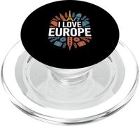 I Love Europe Monumenti iconici Travel Pride PopSockets PopGrip per MagSafe