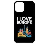 I Love Europe Monumenti iconici Viaggi Custodia per iPhone 12 mini