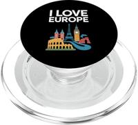I Love Europe Monumenti iconici Viaggi PopSockets PopGrip per MagSafe