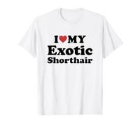 I Love Exotic Shorthair Maglietta