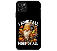 I Love Fall Most Of All Autumn Lover Gnome Graphic For Fall Custodia per iPhone 11 Pro Max