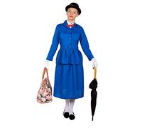 I LOVE FANCY DRESS LTD COSTUME DA BAMBINAIA VITTORIANO DELUXE PER DONNE - INCLUDE: COSTUME, 60CM BOMBETTA E BORSA (X-GRANDE EUR 44-46)