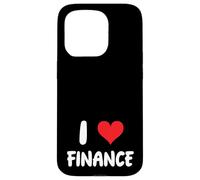 I Love Finance - Heart - Money Investing Investire Mercato Azionario Custodia per iPhone 15 Pro