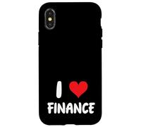 I Love Finance - Heart - Money Investing Investire Mercato Azionario Custodia per iPhone X/XS