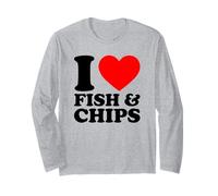 I Love Fish And Chips Maglia a Manica