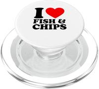 I Love Fish And Chips PopSockets PopGrip per MagSafe