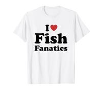 I Love Fish Fanatics Maglietta