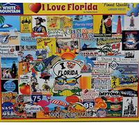 I Love Florida 1000pc Puzzle Da Bianco Mountain 760mm x 610mm