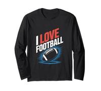 I Love Football Football - Orgoglio per i Tifosi Maglia a Manica